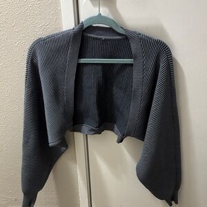 ALO Gray Women's Cropped Sweater size S